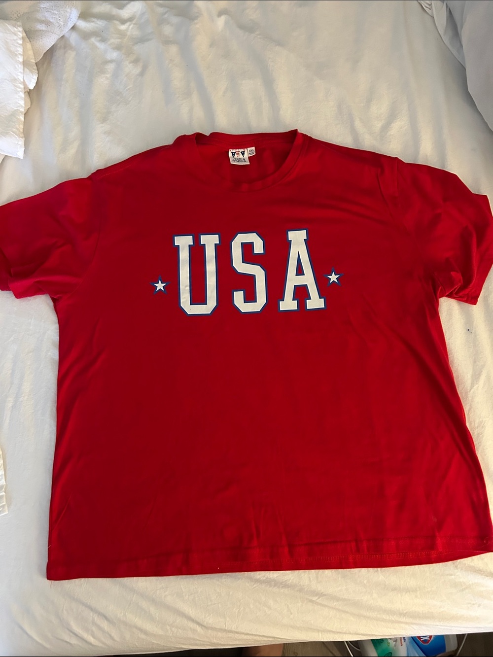 USA Graphic Short Sleeve Tee - Red